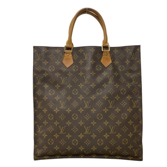 Auth LOUIS VUITTON Sac Plat M51140 Monogram - Handbag Monogram Canvas - Picture 2 of 12